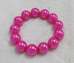 FUCHSIA PEARL NECKLACE SET