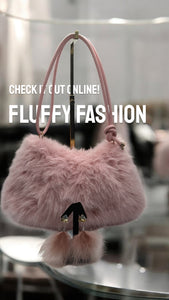 Pink Fluffy Handbag