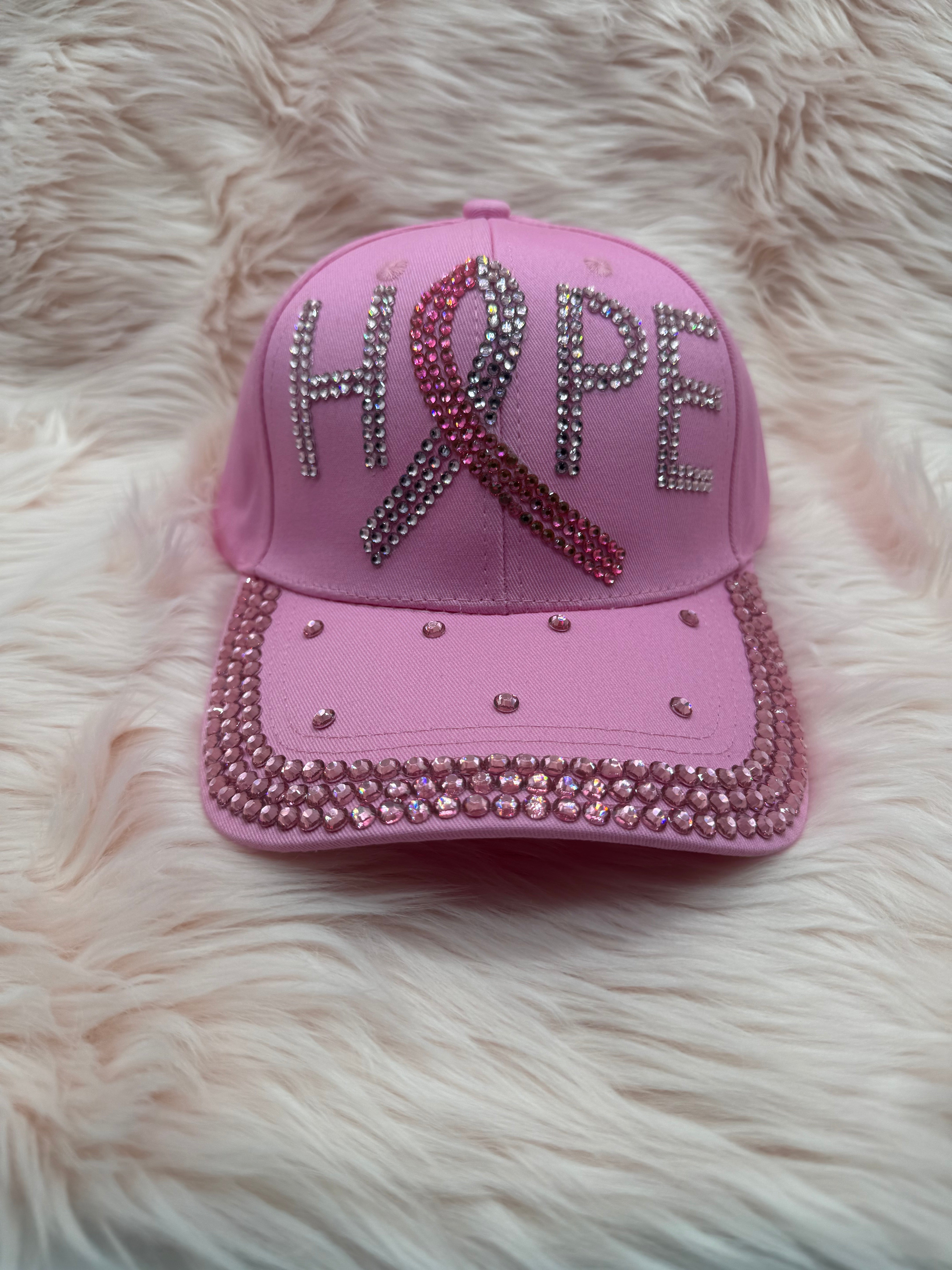 Breast Cancer Awareness Baseball Cap Pink Hope