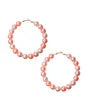 Blush Radiance Hoop Earrings – Opulence Meets Femininity