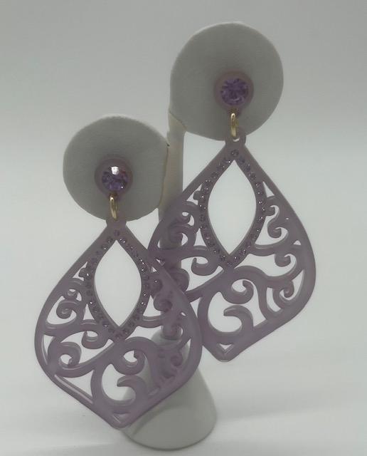 Lavendar earrings E24014