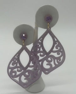 Lavendar earrings E24014