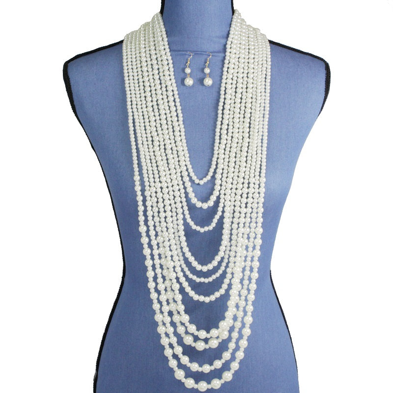 Jackie O Pearl Necklace 001